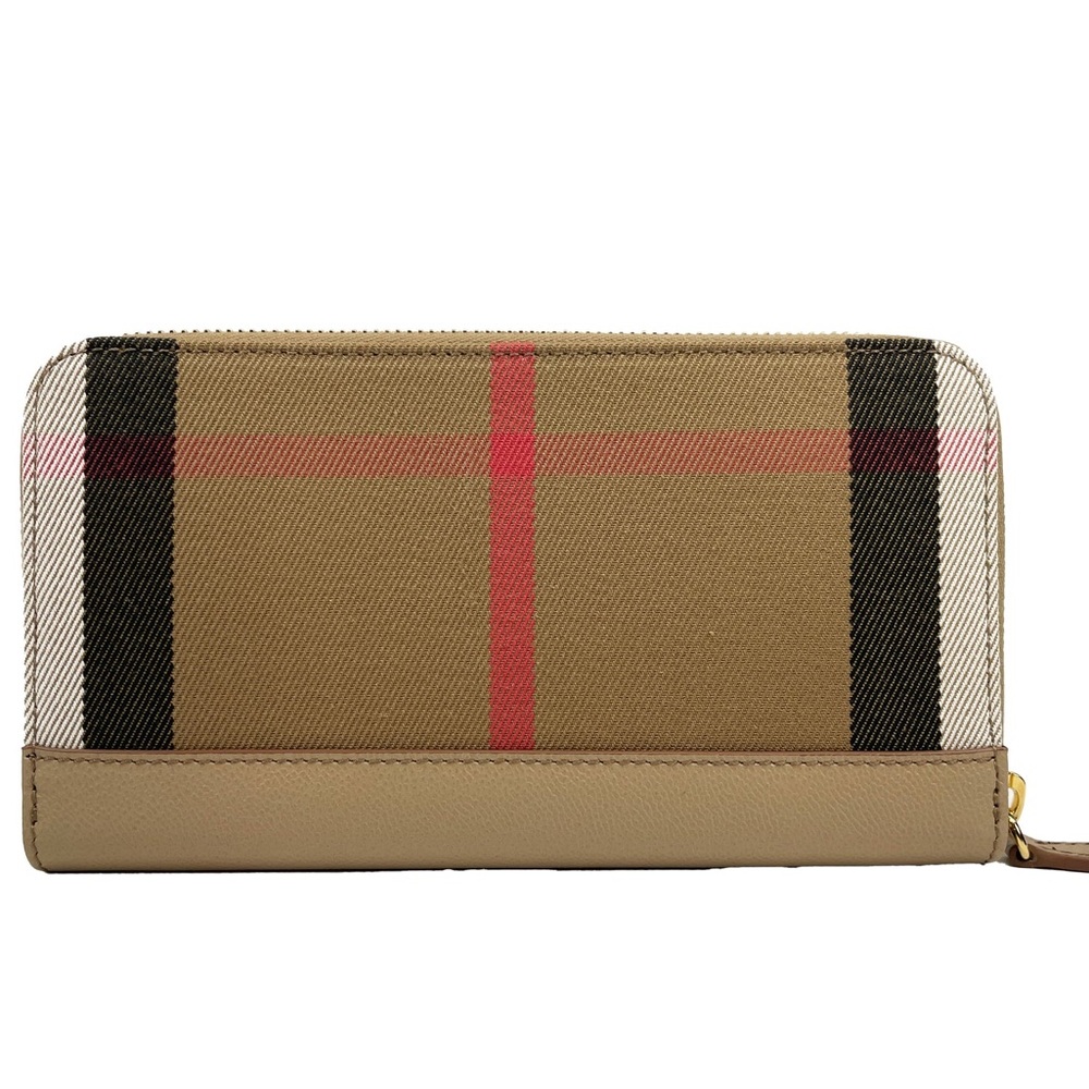 BRAND NEW Burberry Large Zip Around Beige Wallet